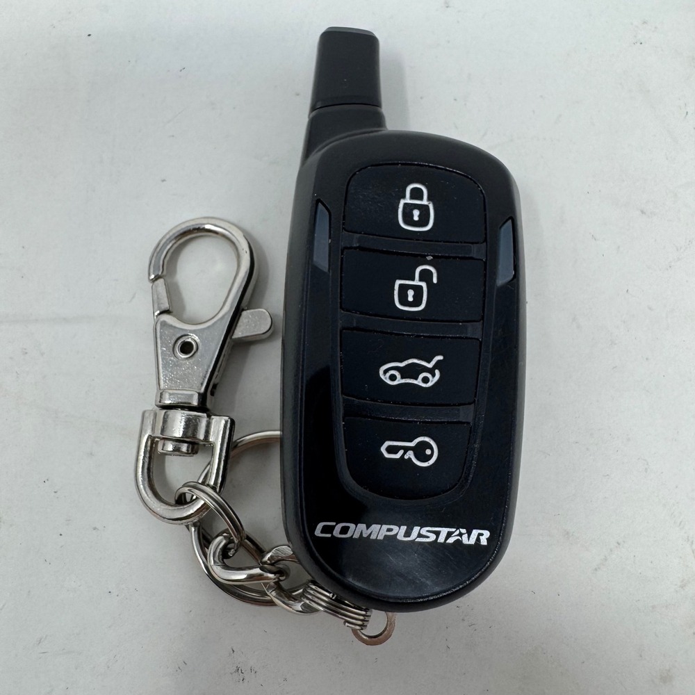 Compustar 1WG8R-SS 4-Button Remote Start Security Transmitter VA5JR762WSS Black